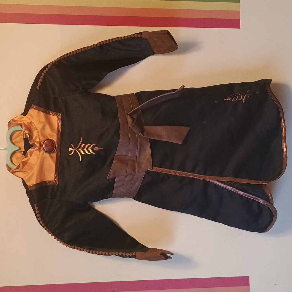 Girl's Black And Brown Princess/Holiday Dress